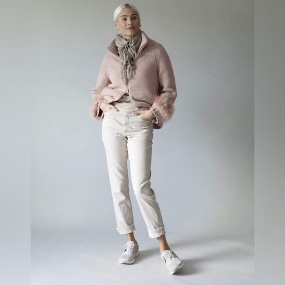 HERNO Strina Pink Embellished Alpaca-Blend Jacket - Picture 2 of 16